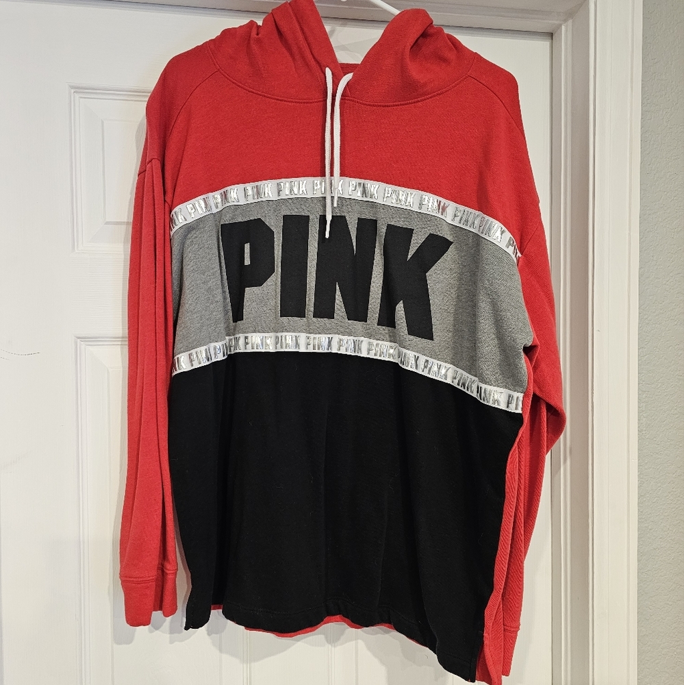 PINK Colorblock Hoodie